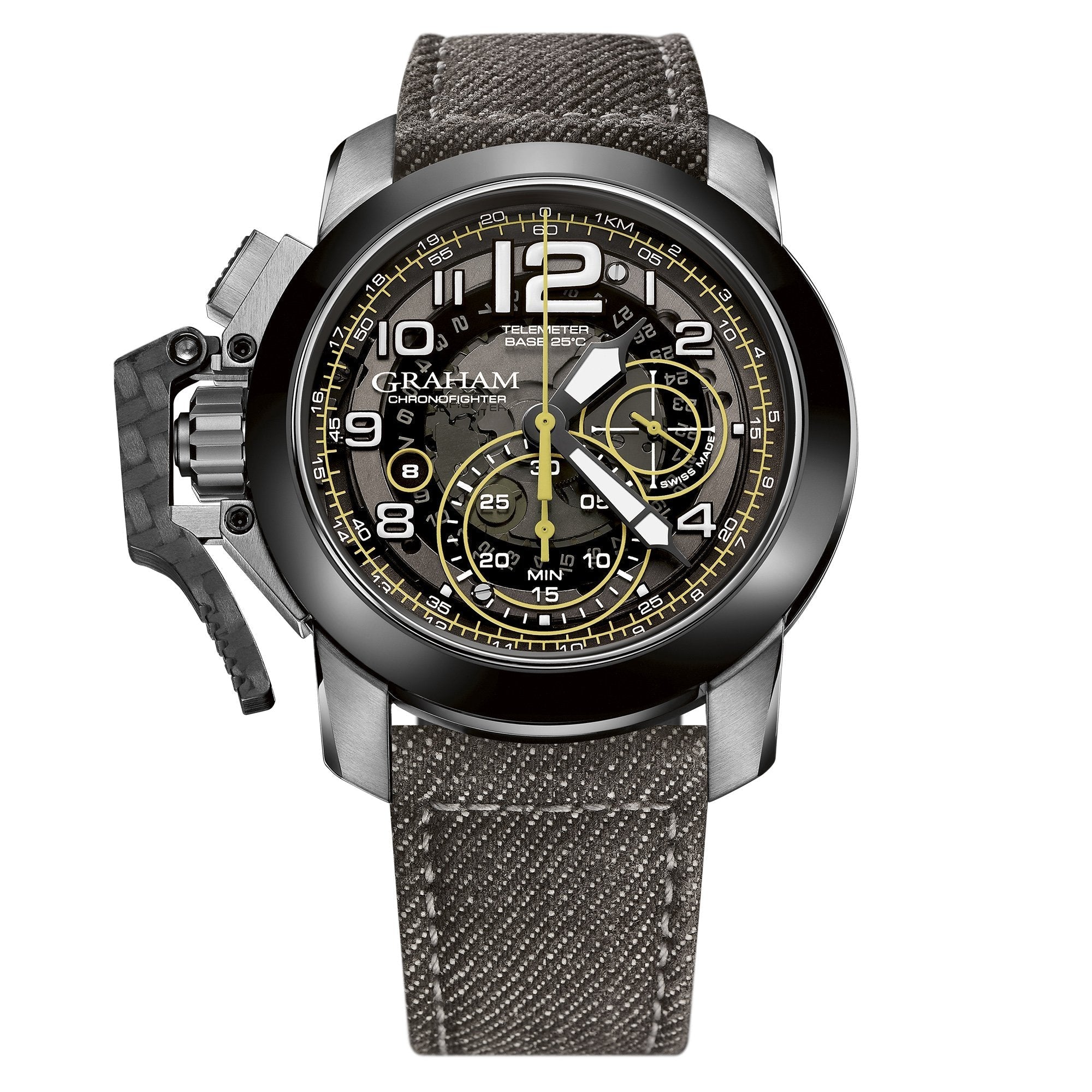 Graham Anthracite Chronofighter Steel Target Watch