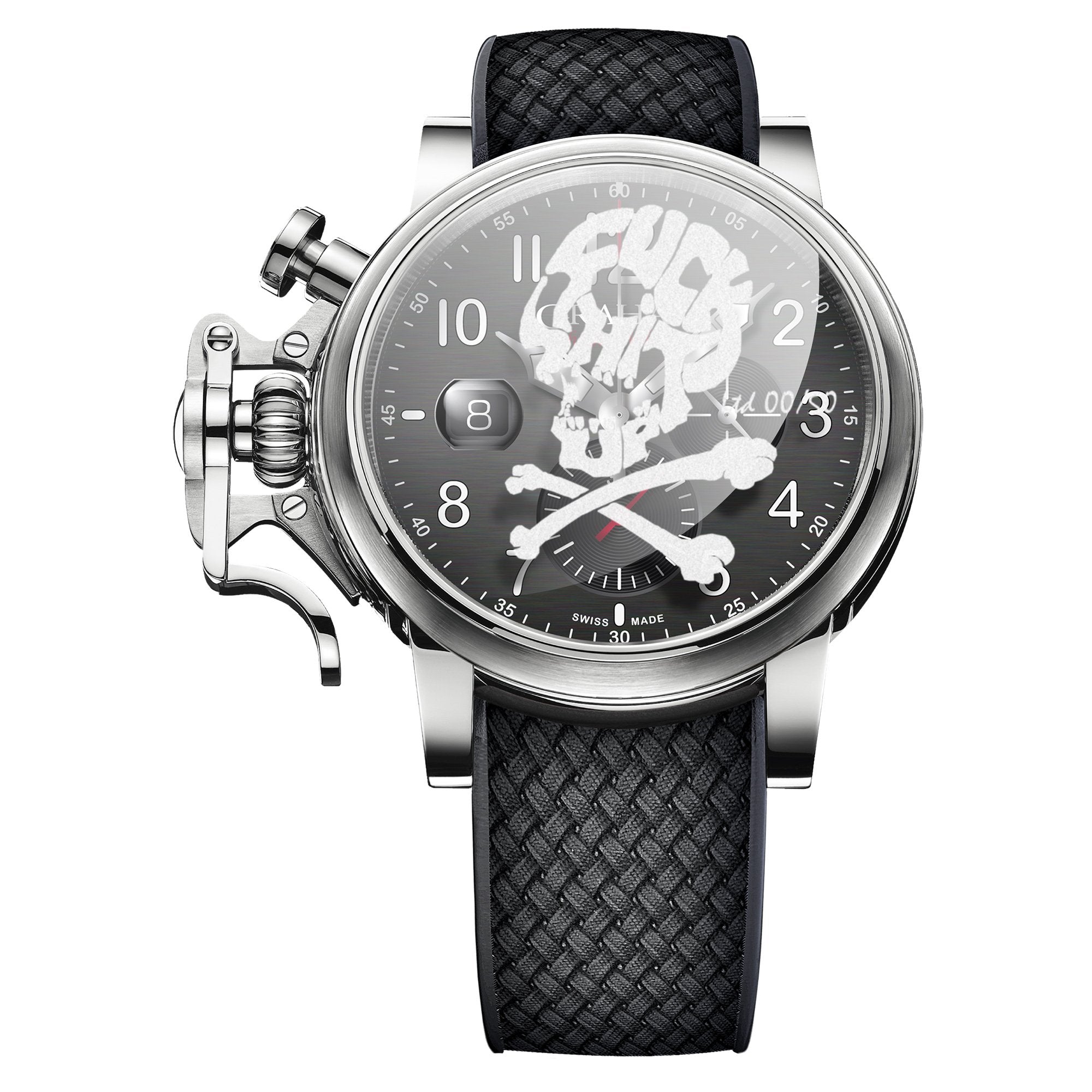 Graham Black Chronofighter Grand Vintage Watch