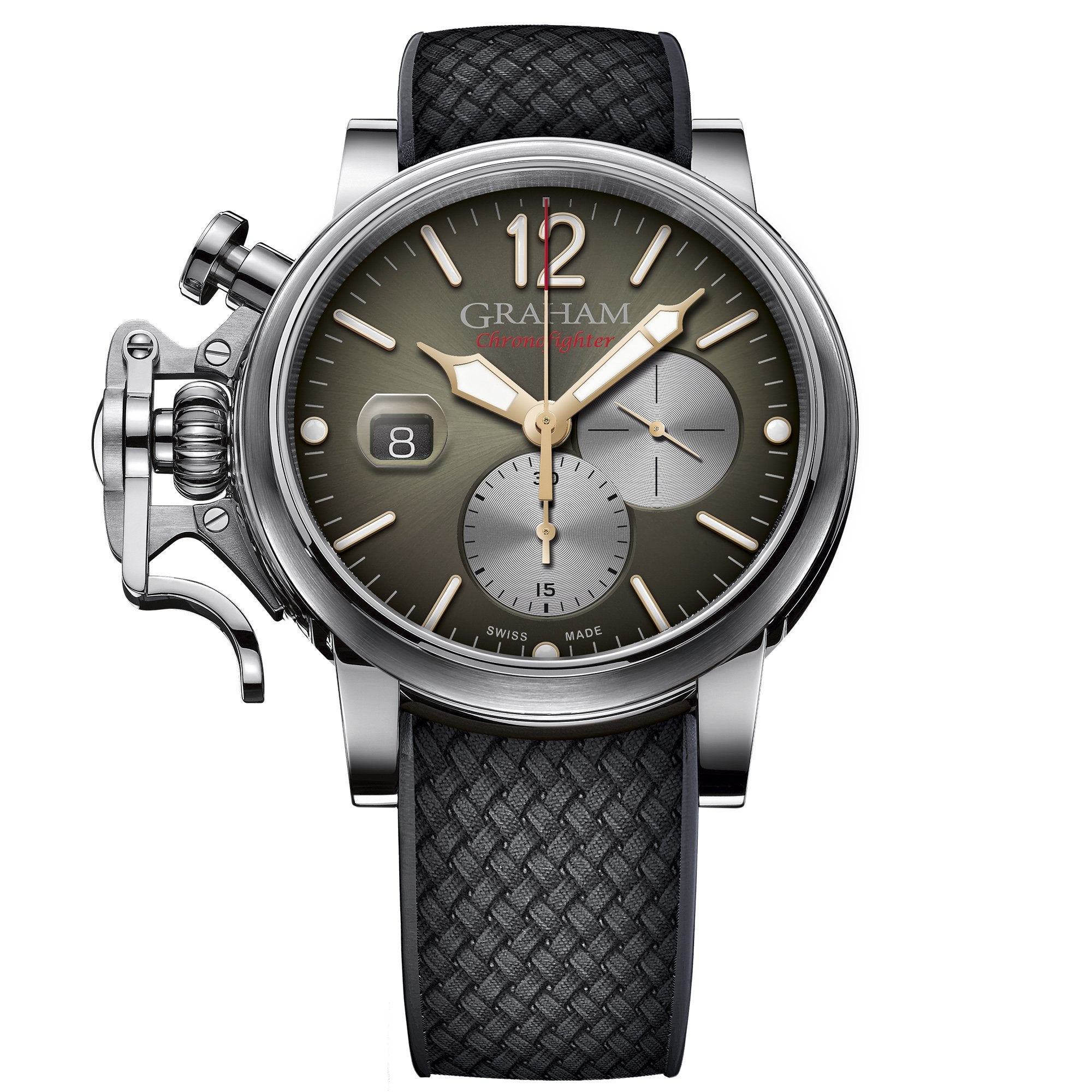 Graham Black Chronofighter Grand Vintage Watch