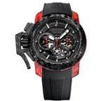 Graham Black Chronofighter Superlight Skeleton Watch
