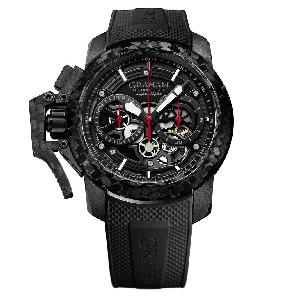 Graham Black Chronofighter Superlight Watch