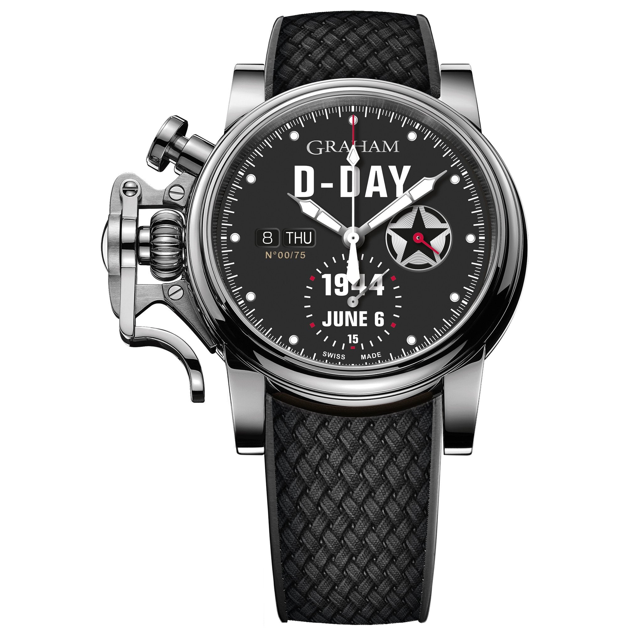 Graham Black Chronofighter Vintage Ltd Watch