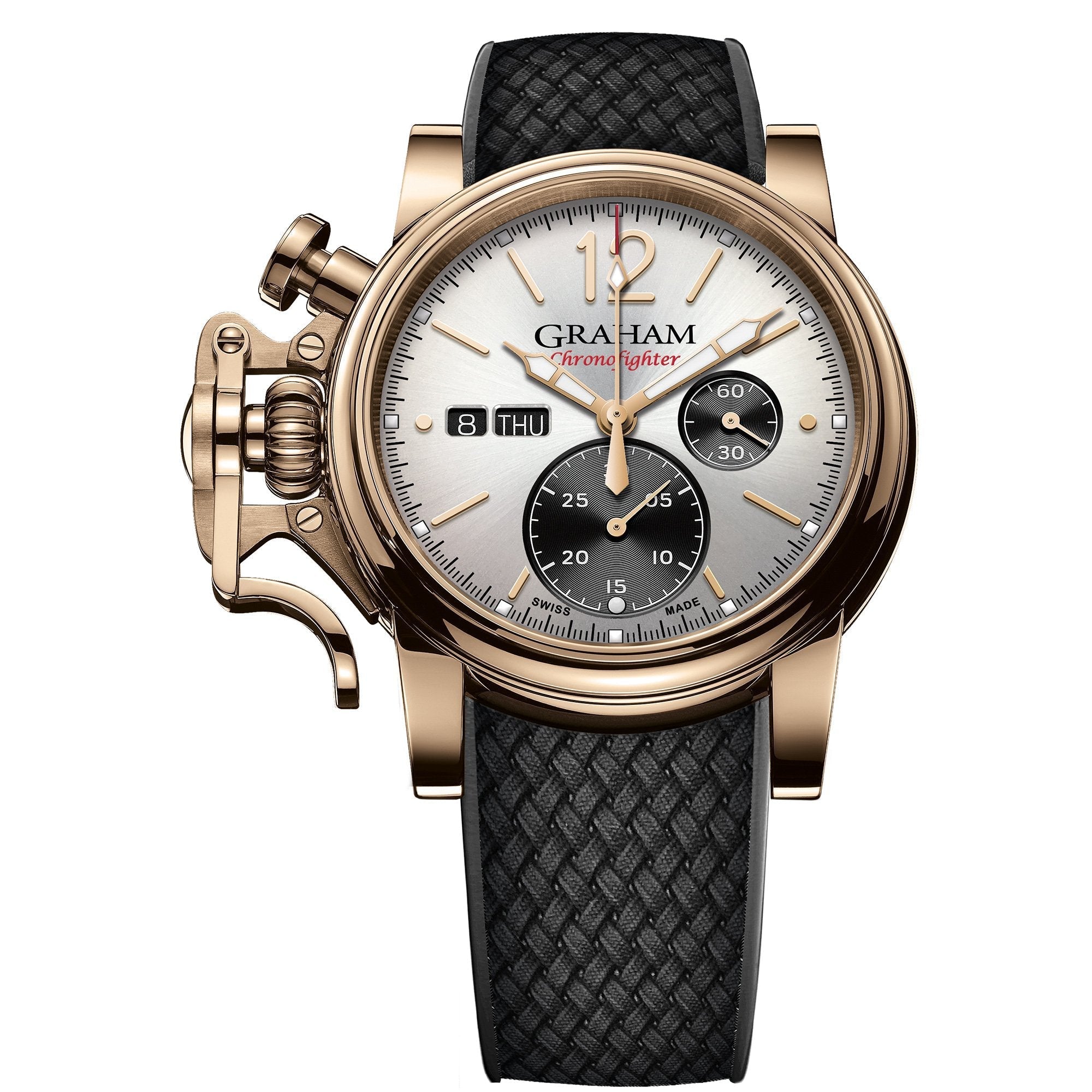 Graham Black Chronofighter Vintage Watch