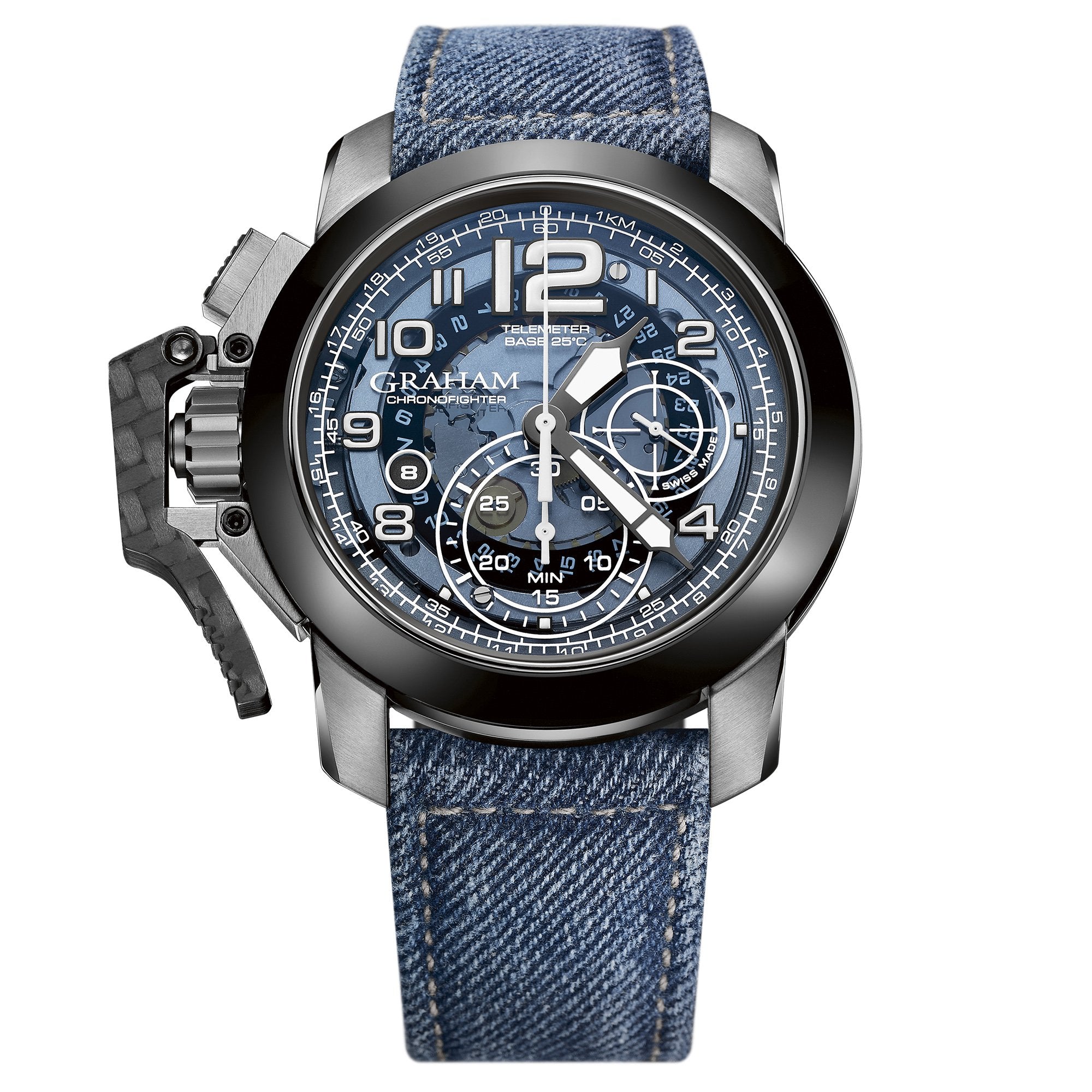 Graham Blue Chronofighter Steel Target Watch