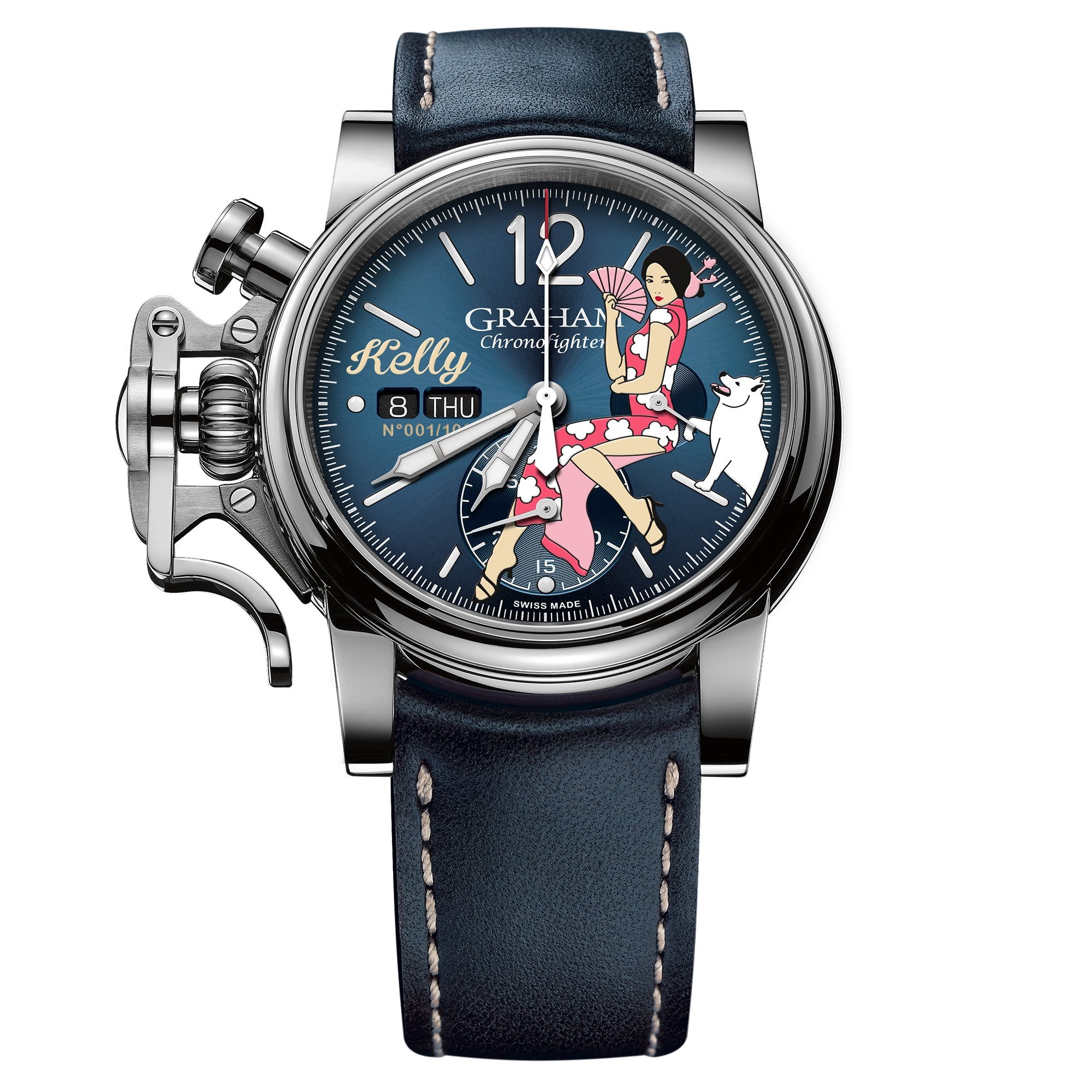 Graham Blue Chronofighter Vintage Ltd Watch