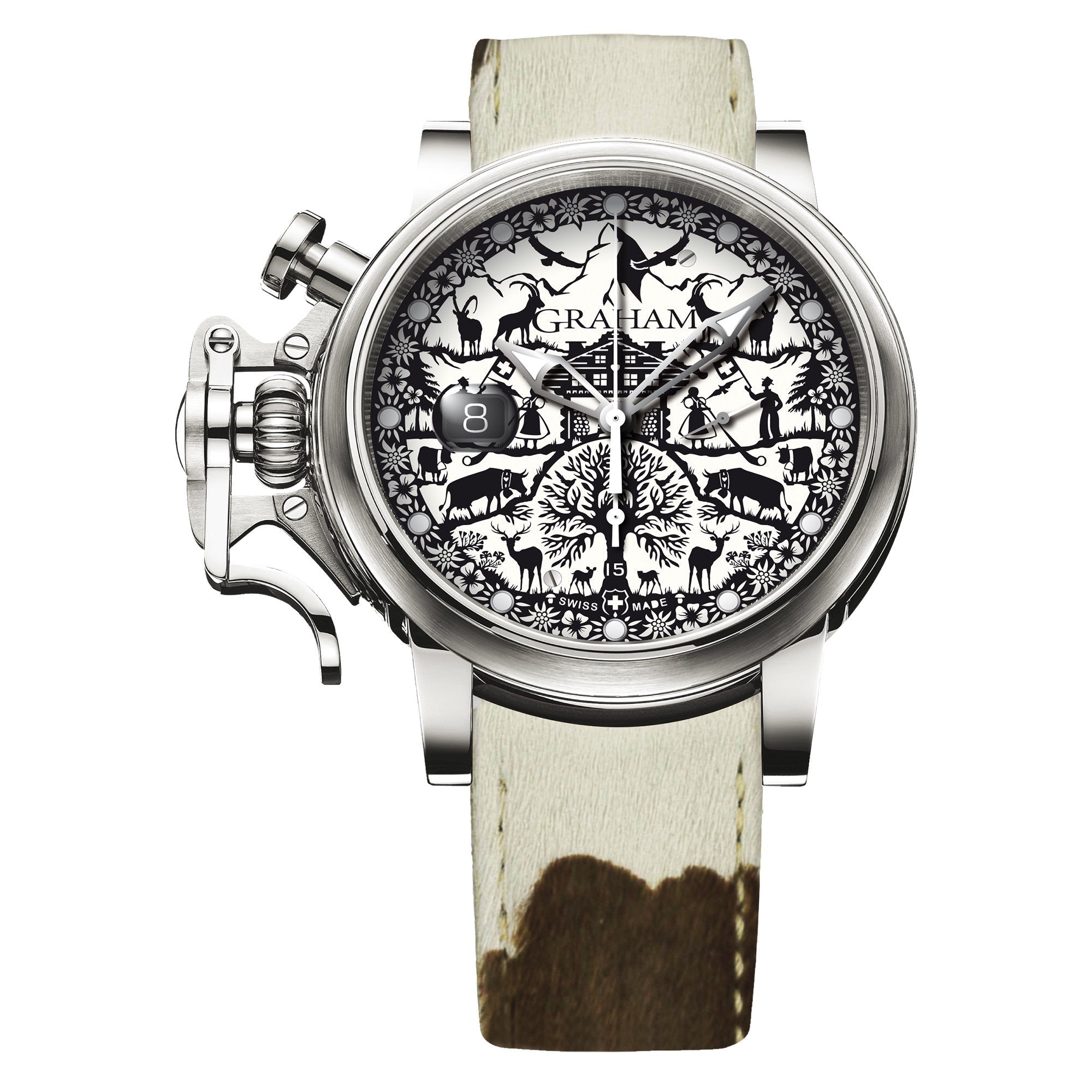 Graham Brown Chronofighter Grand Vintage Watch