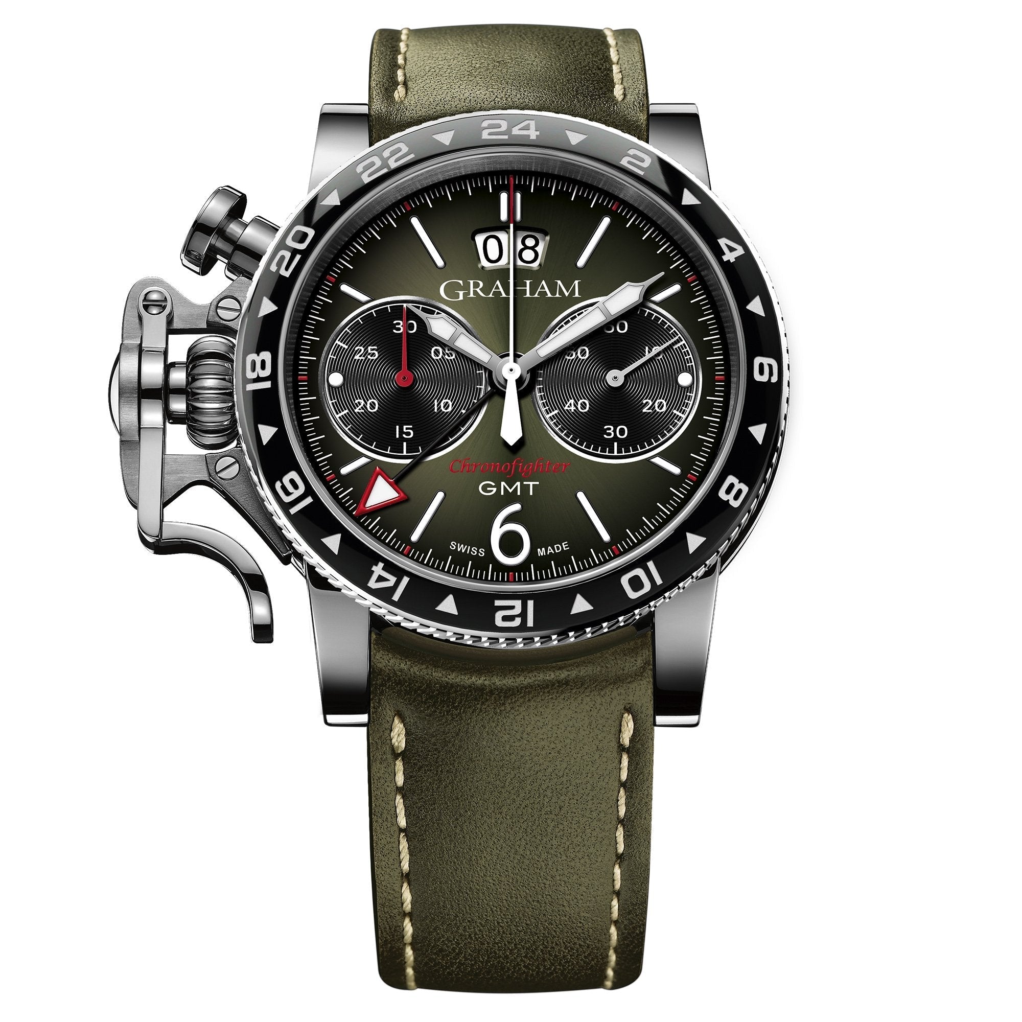 Graham Green Chronofighter Vintage GMT Watch