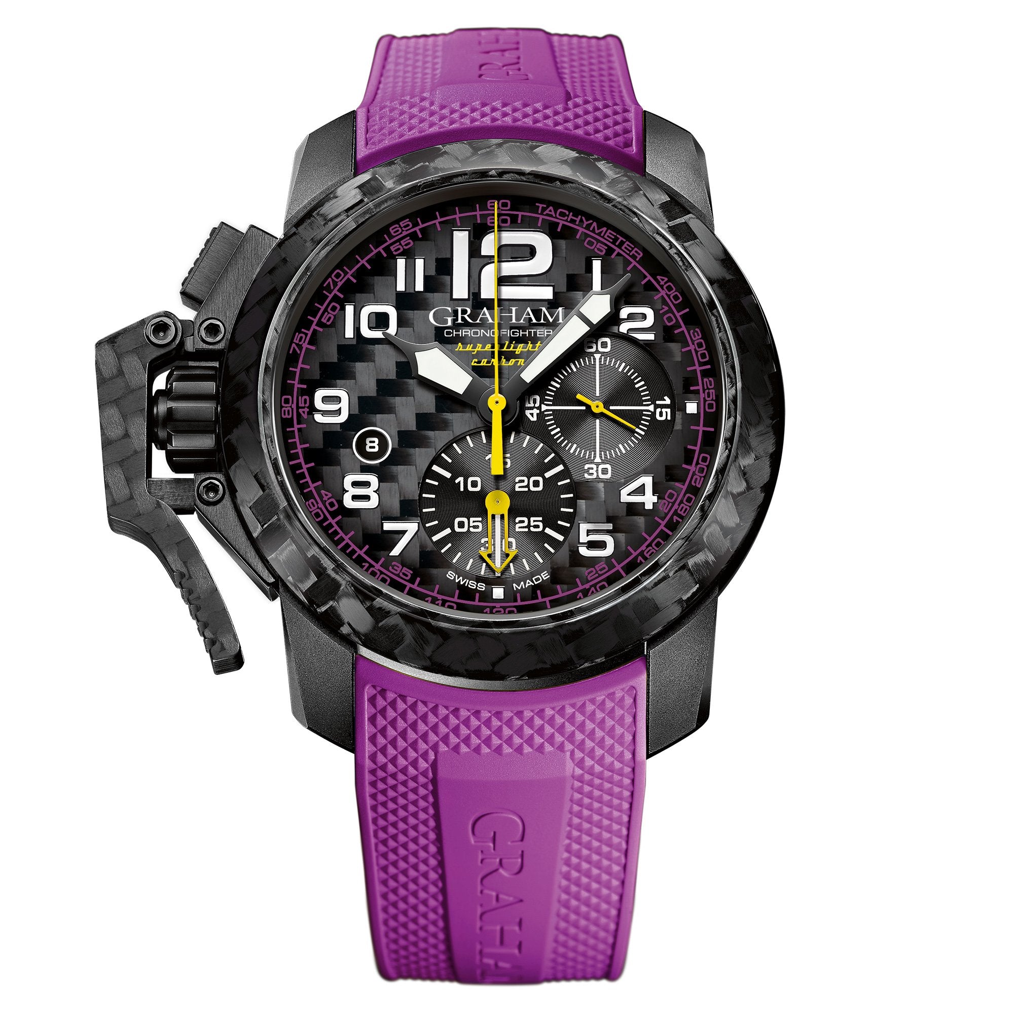 Graham Purple Chronofighter Superlight Watch