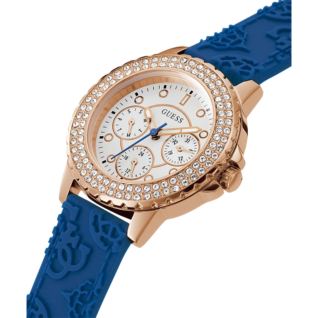 Guess Crown Jewel Ladies Blue Watch