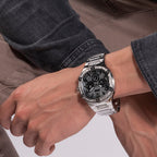 Guess Duke Men's Silver Watch