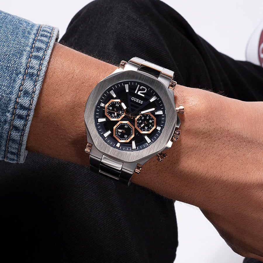 Guess Edge Men's Silver Watch