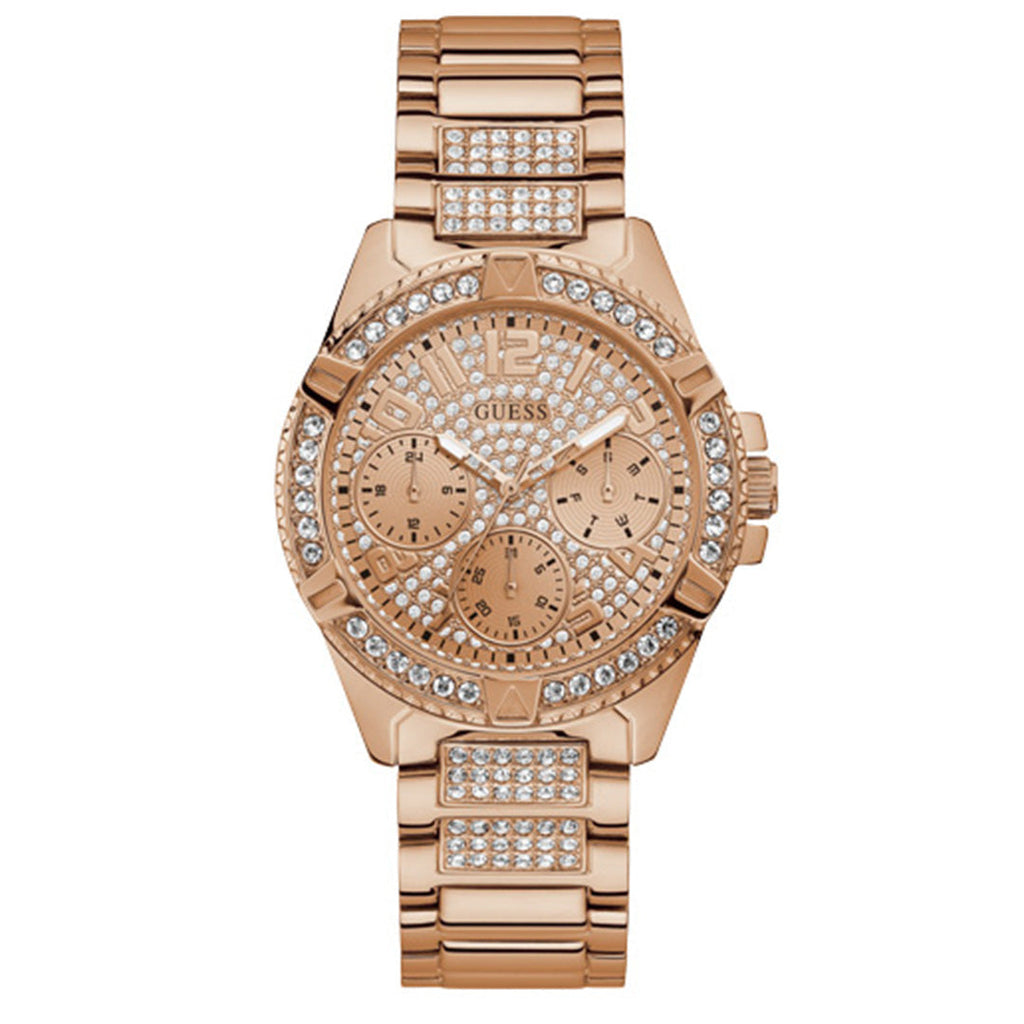 Guess Ladies Frontier Rose Gold Watch