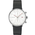 Junghans Max Bill Bauhaus Chronoscope Men's White/Black Watch