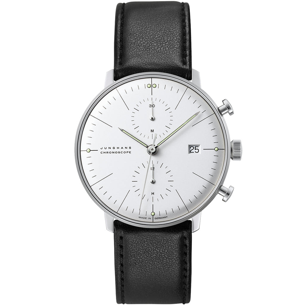 Junghans Max Bill Chronoscope Men's White/Black Watch