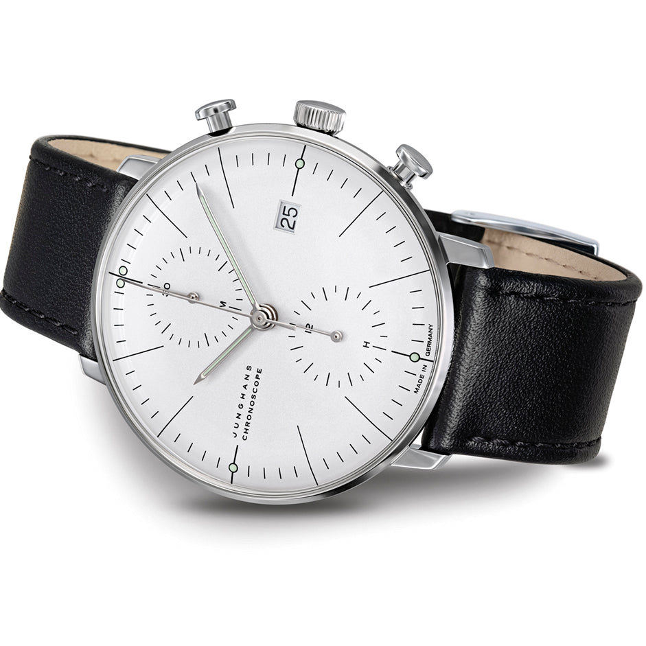 Junghans Max Bill Chronoscope Men's White/Black Watch