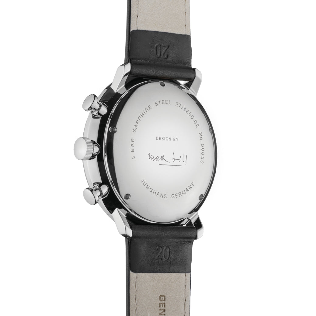 Junghans Max Bill Chronoscope Men's White/Black Watch
