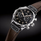 Junghans Meister Pilot Men's Black/Brown Watch