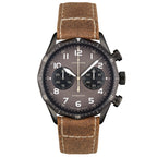 Junghans Meister Pilot Men's Black/Brown Watch