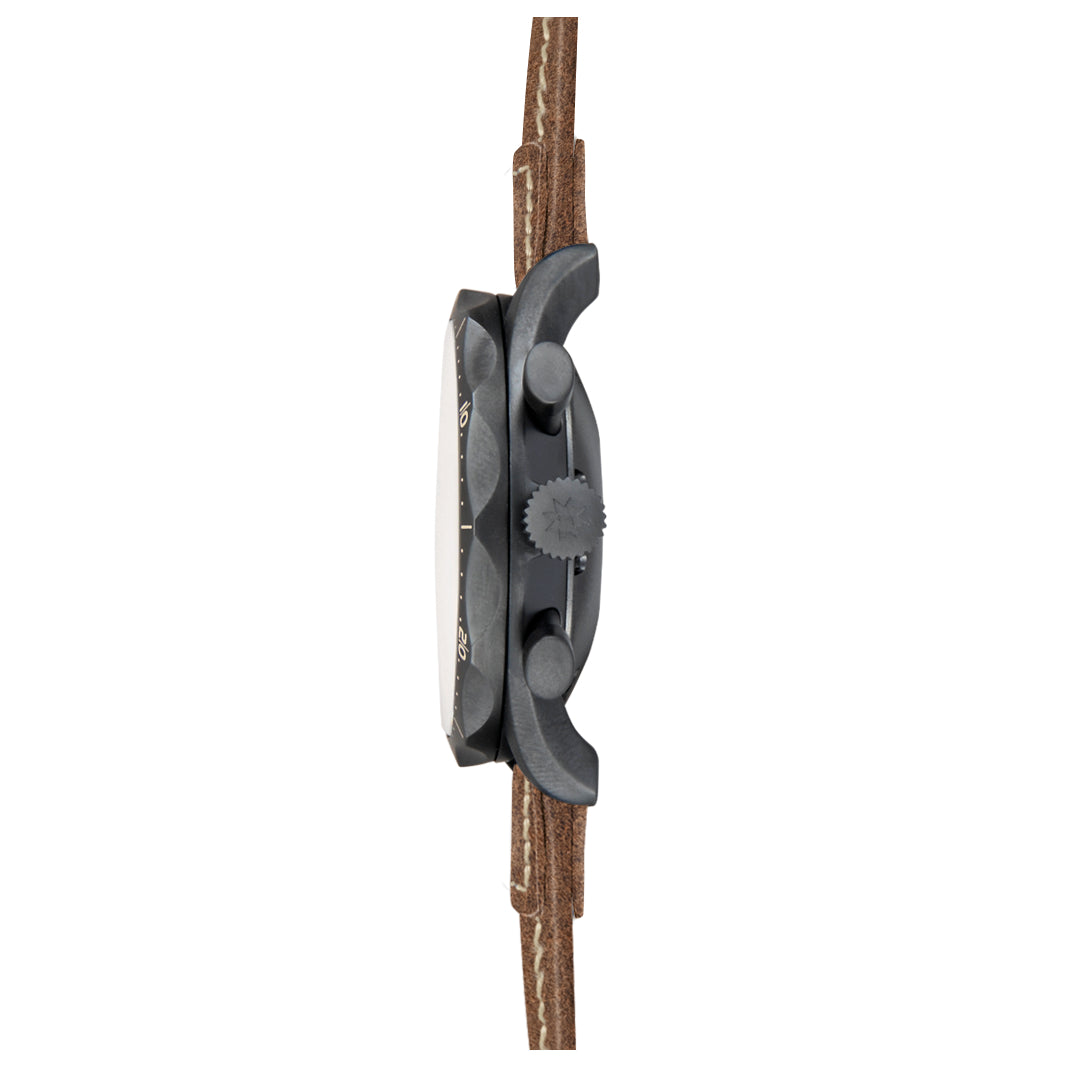 Junghans Meister Pilot Men's Black/Brown Watch