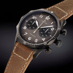 Junghans Meister Pilot Men's Black/Brown Watch