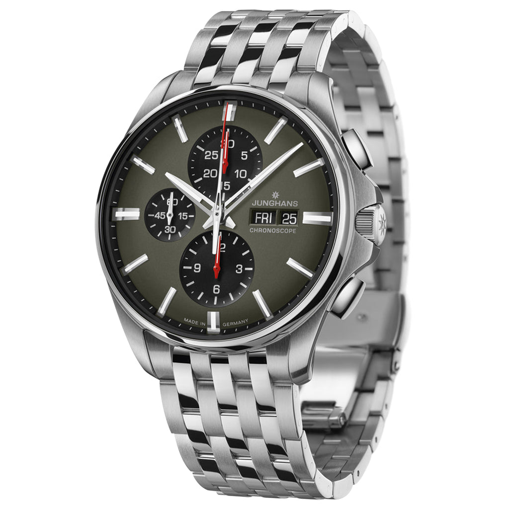 Junghans Meister S Chronoscope Men's Grey/Silver Watch