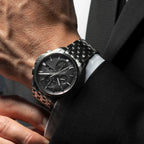 Junghans Meister S Chronoscope Men's Black/Silver Watch