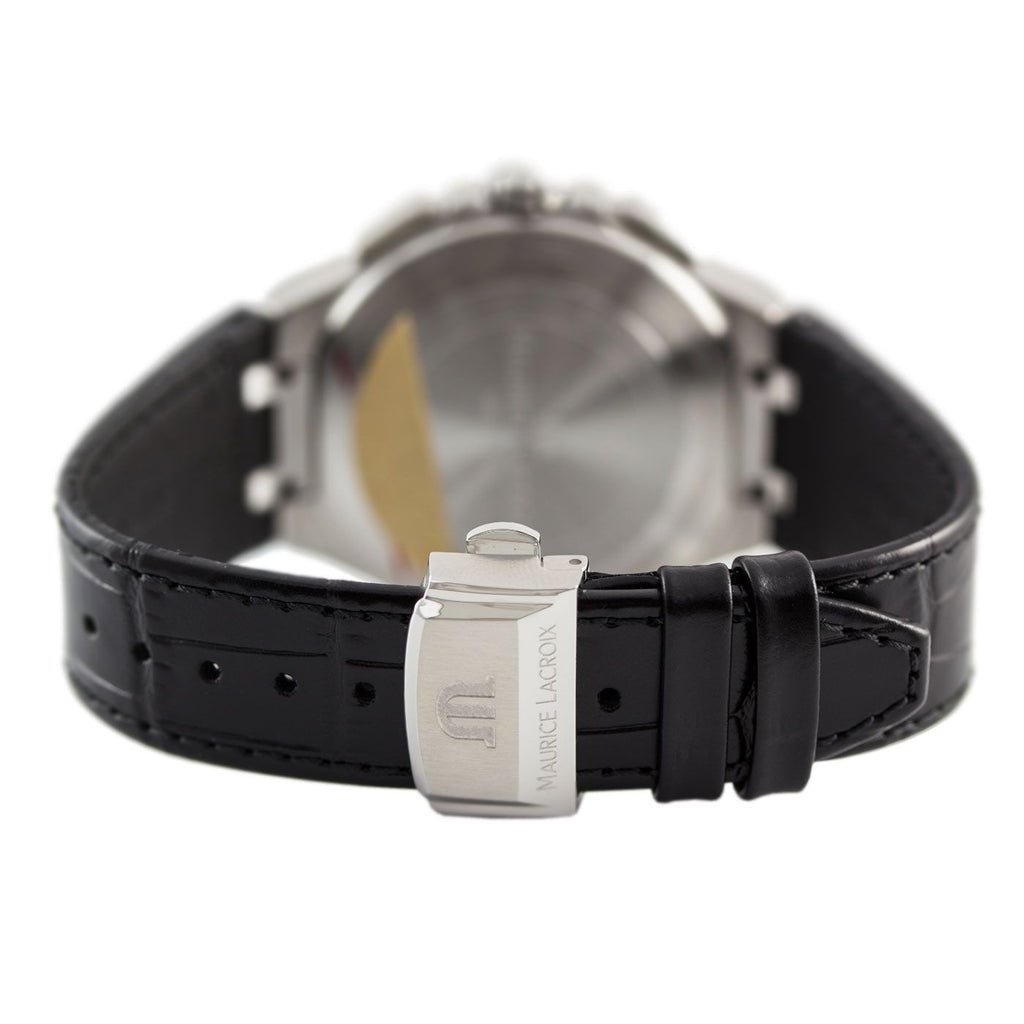 Maurice Lacroix Men's Black Aikon Chronograph Watch