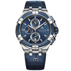 Maurice Lacroix Men's Blue Aikon Chronograph Watch