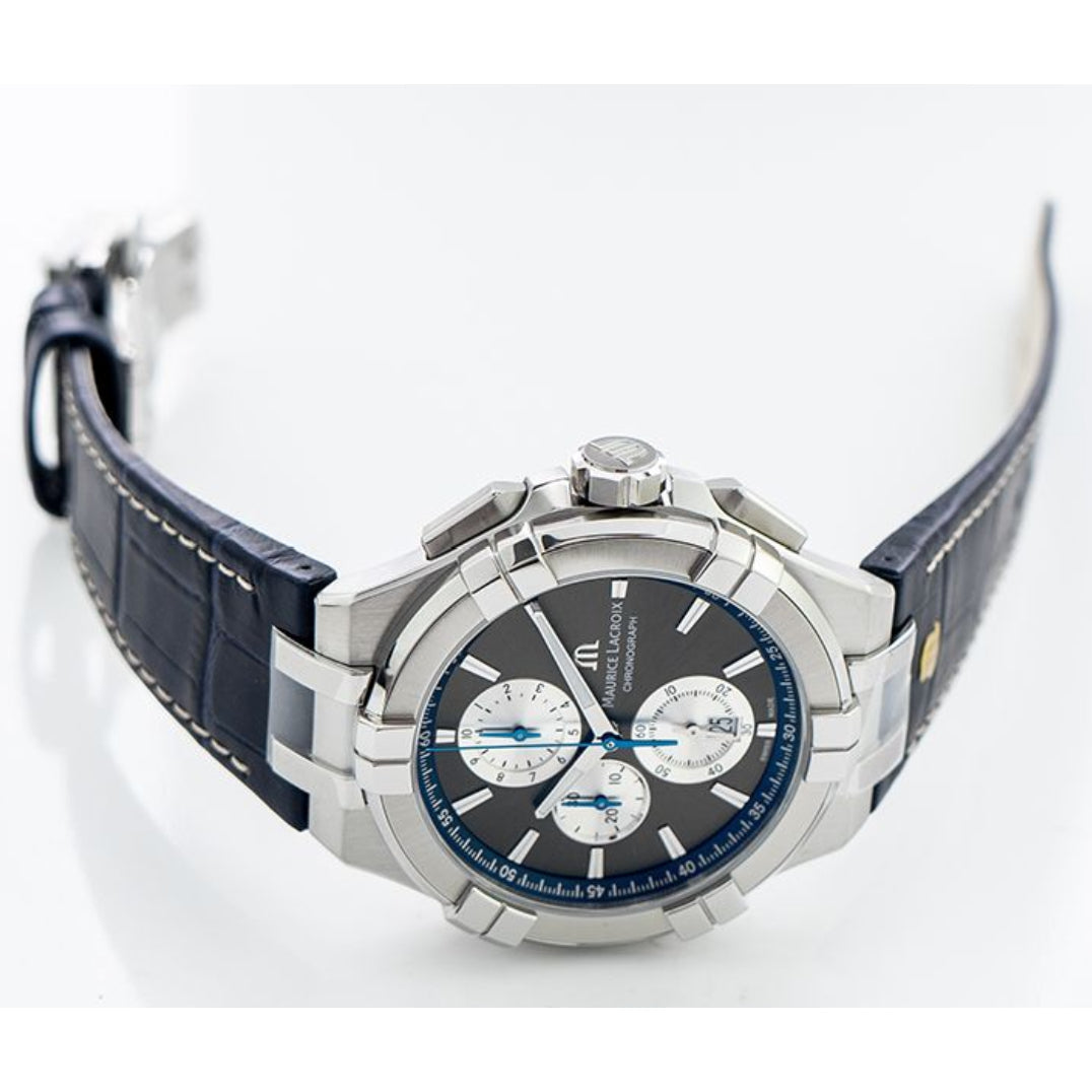 Maurice Lacroix Men's Grey Aikon Chronograph Watch