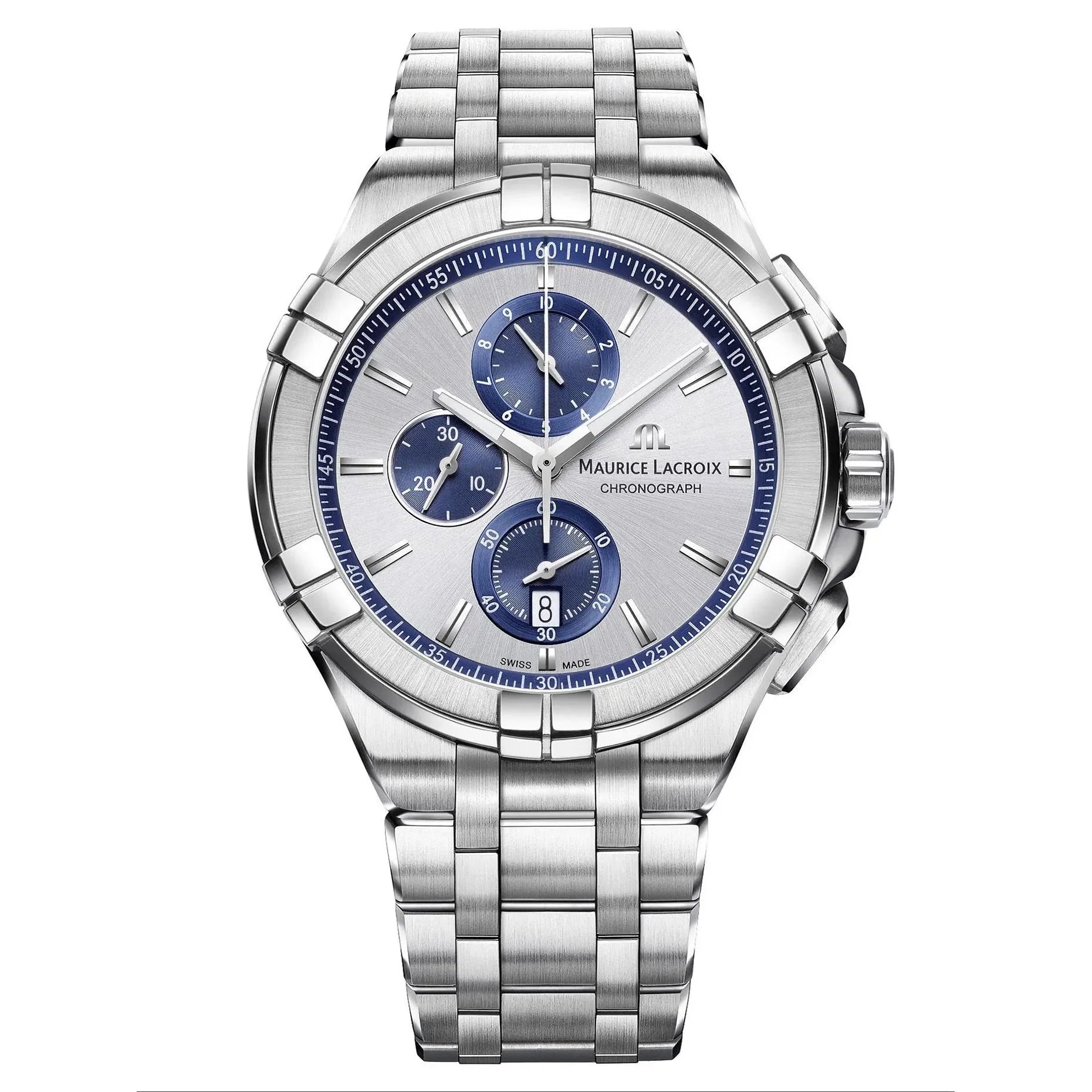 Maurice Lacroix Men's Silver Aikon Chrono Watch