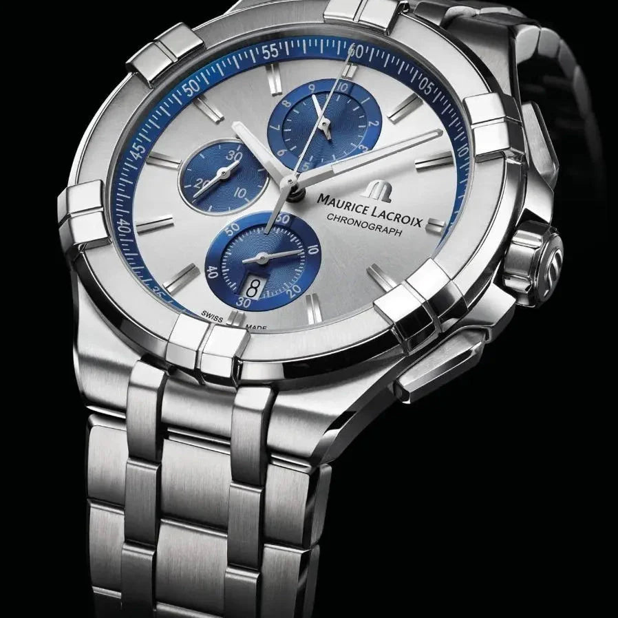 Maurice Lacroix Men's Silver Aikon Chrono Watch