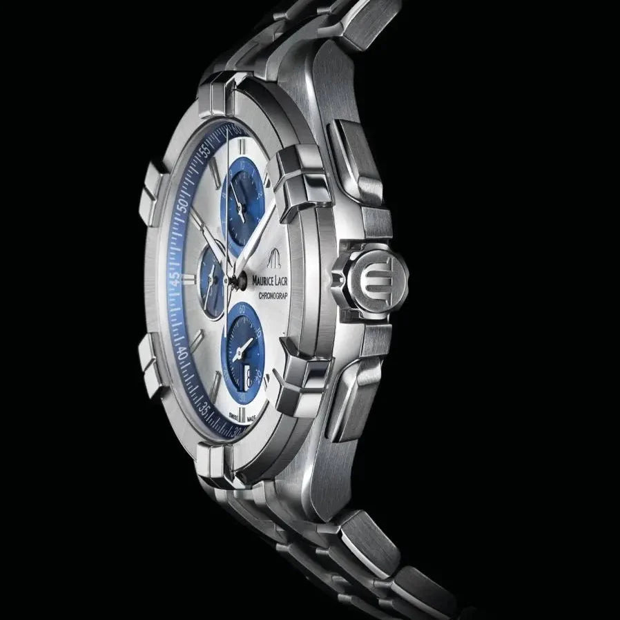 Maurice Lacroix Men's Silver Aikon Chrono Watch