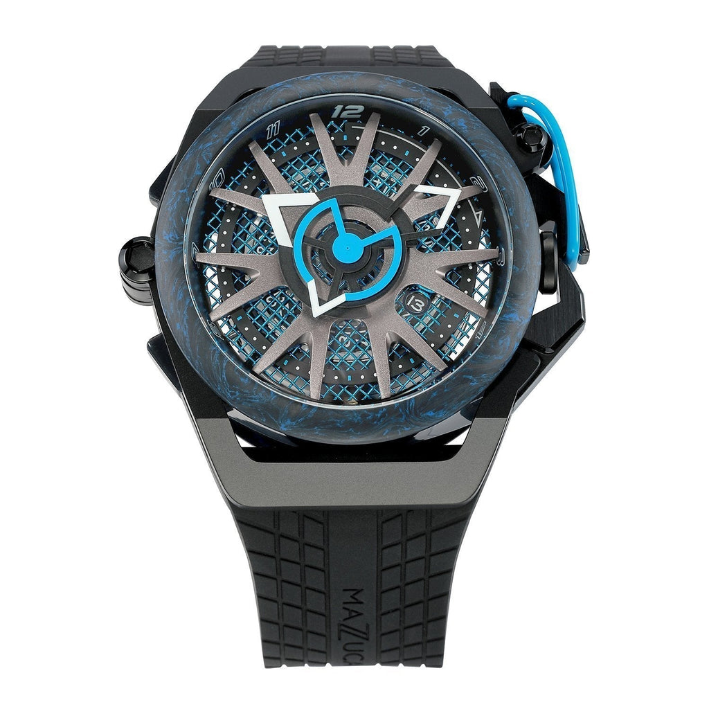 Mazzucato Black Rim Monza Formula 1 Chronograph Watch RIM