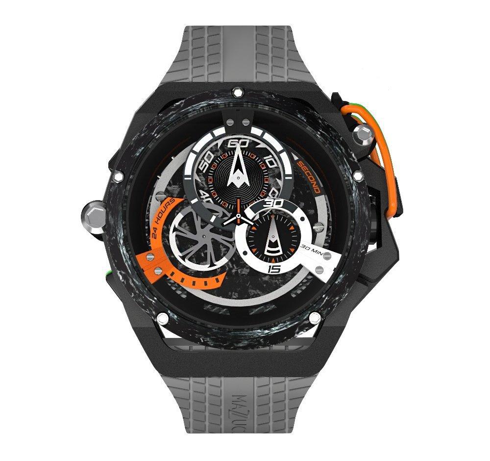 Mazzucato Grey Rim Monza Formula 1 Chronograph Watch RIM