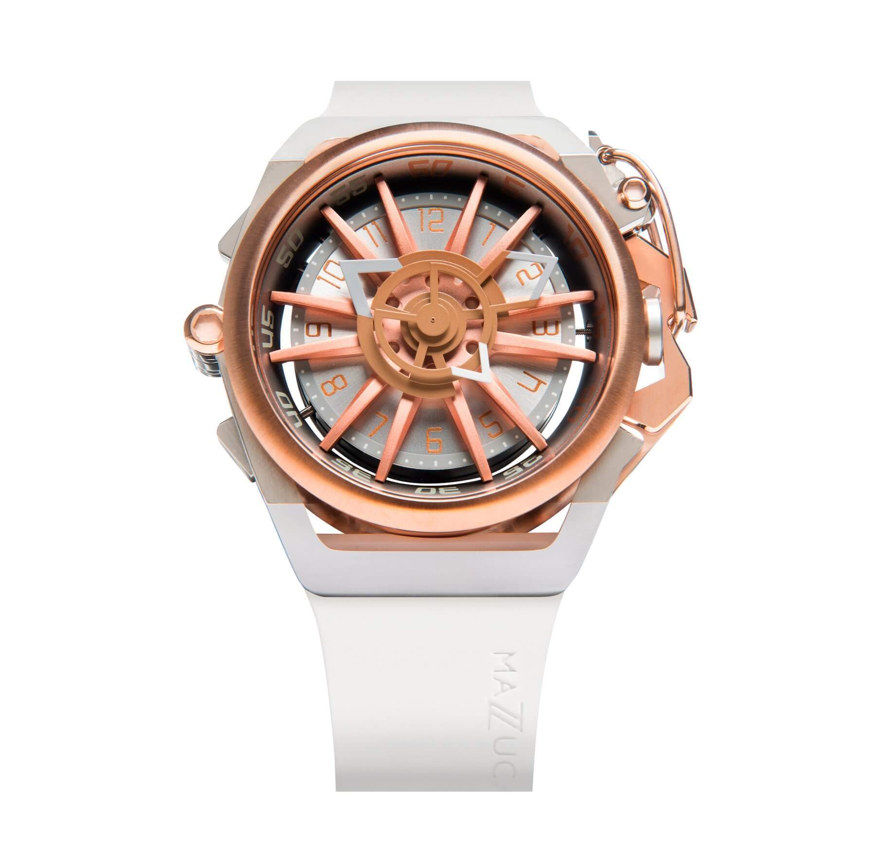 Mazzucato White Rim Sport Chronograph Watch RIM