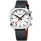 Mondaine Grand Cushion 41mm Men's Black Chrono Watch