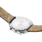 Mondaine Grand Cushion Chrono Square Men's Blue Watch