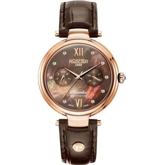 Roamer Dreamline Multifunction Ladies' Brown Watch