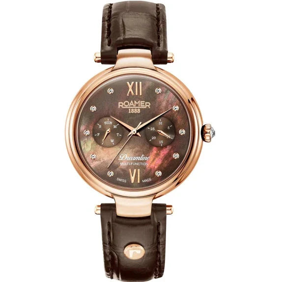 Roamer Ladies' Brown Dreamline 36mm Watch