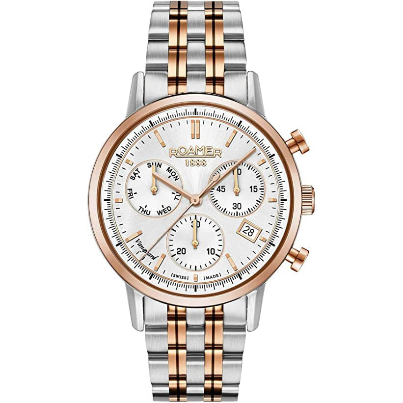 Roamer Vanguard Chrono II Men's Two-Tone Watch