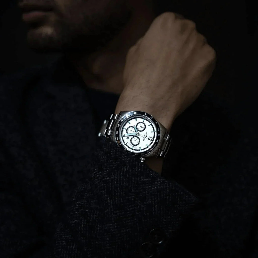 Rotary Henley Chrono Men's Silver Watch