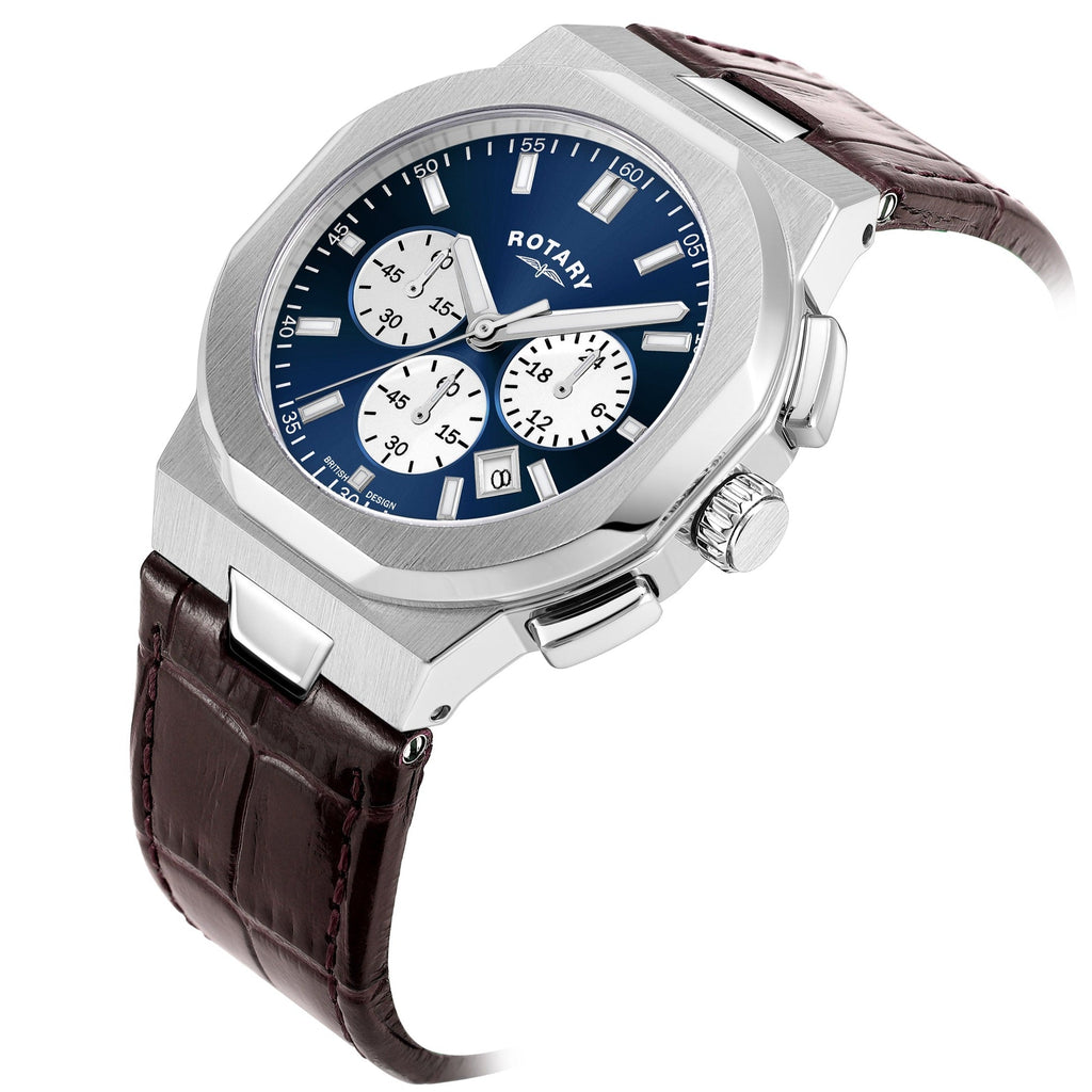 Rotary Regent Chrono Men's Blue Watch