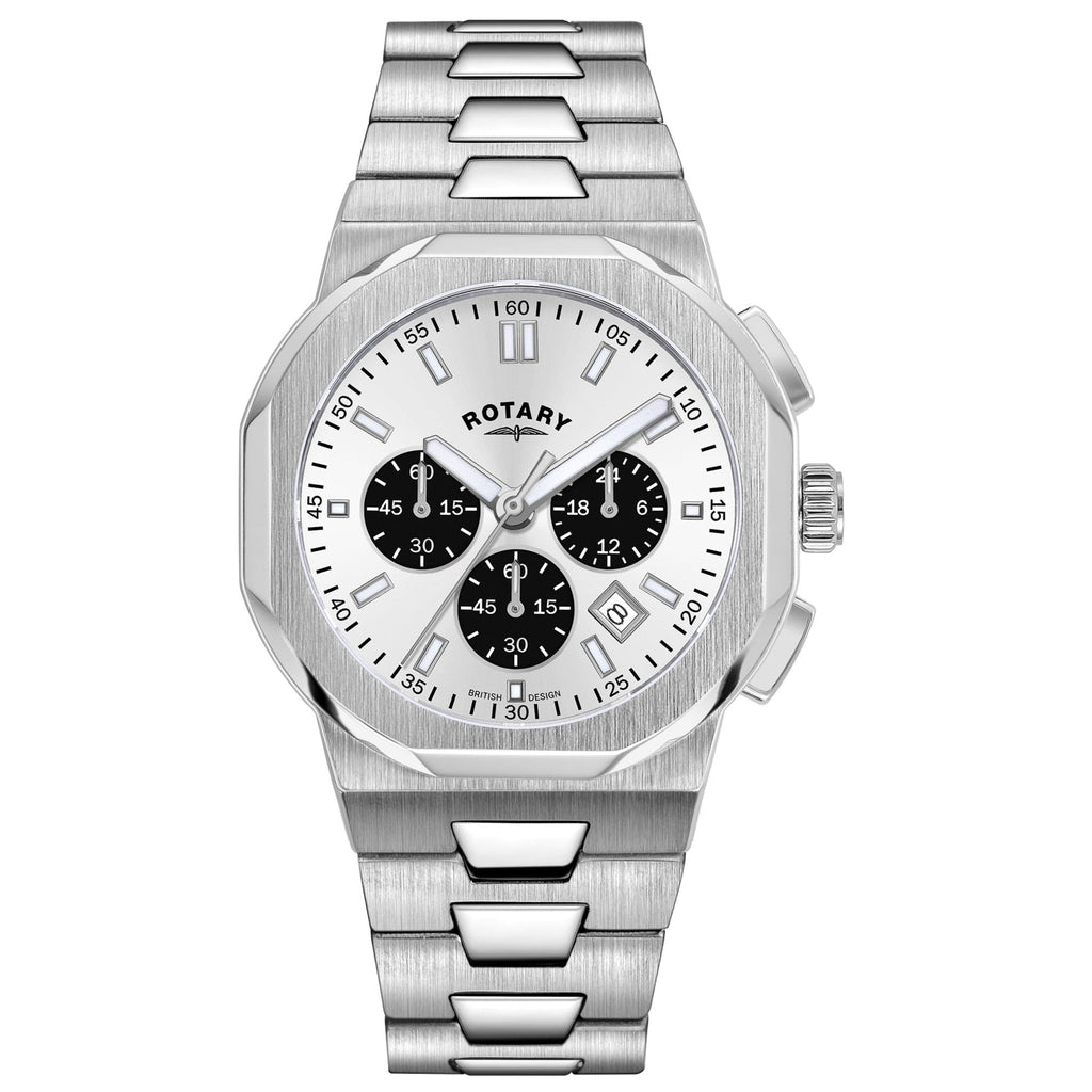 Rotary Regent Chrono Men's Silver Watch