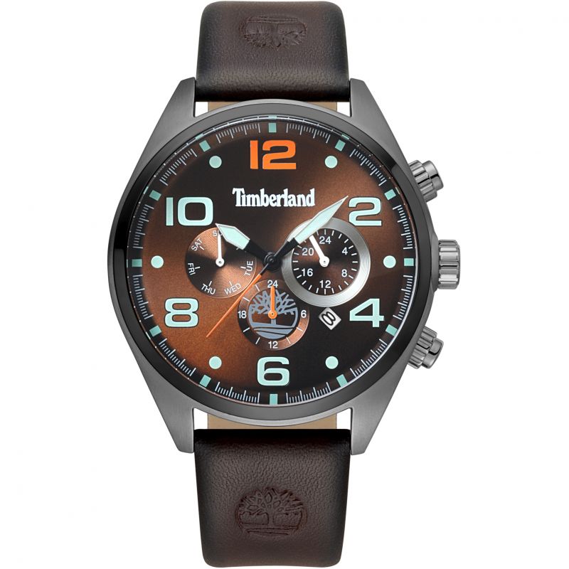 Timberland Whitman 46mm Brown Men's Watch