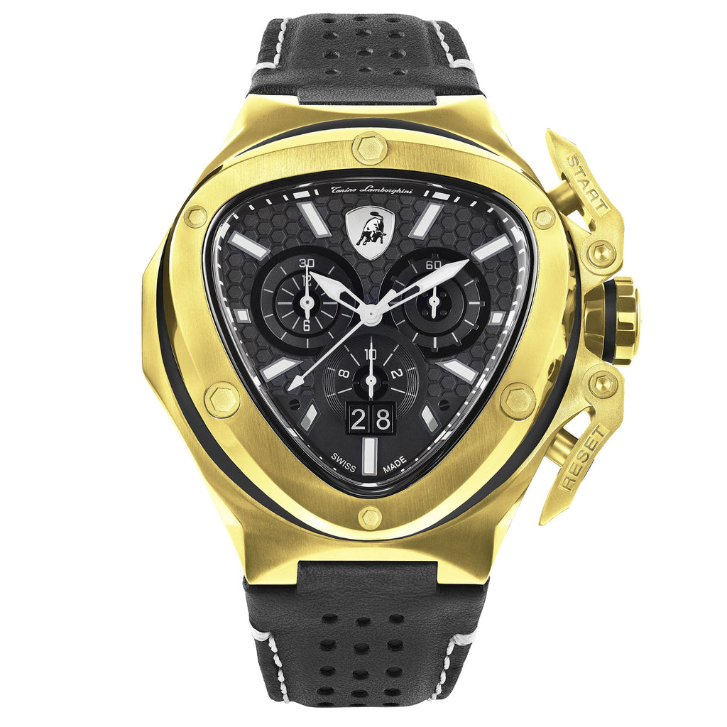 Tonino Lamborghini Men's Black Spyder X Watch