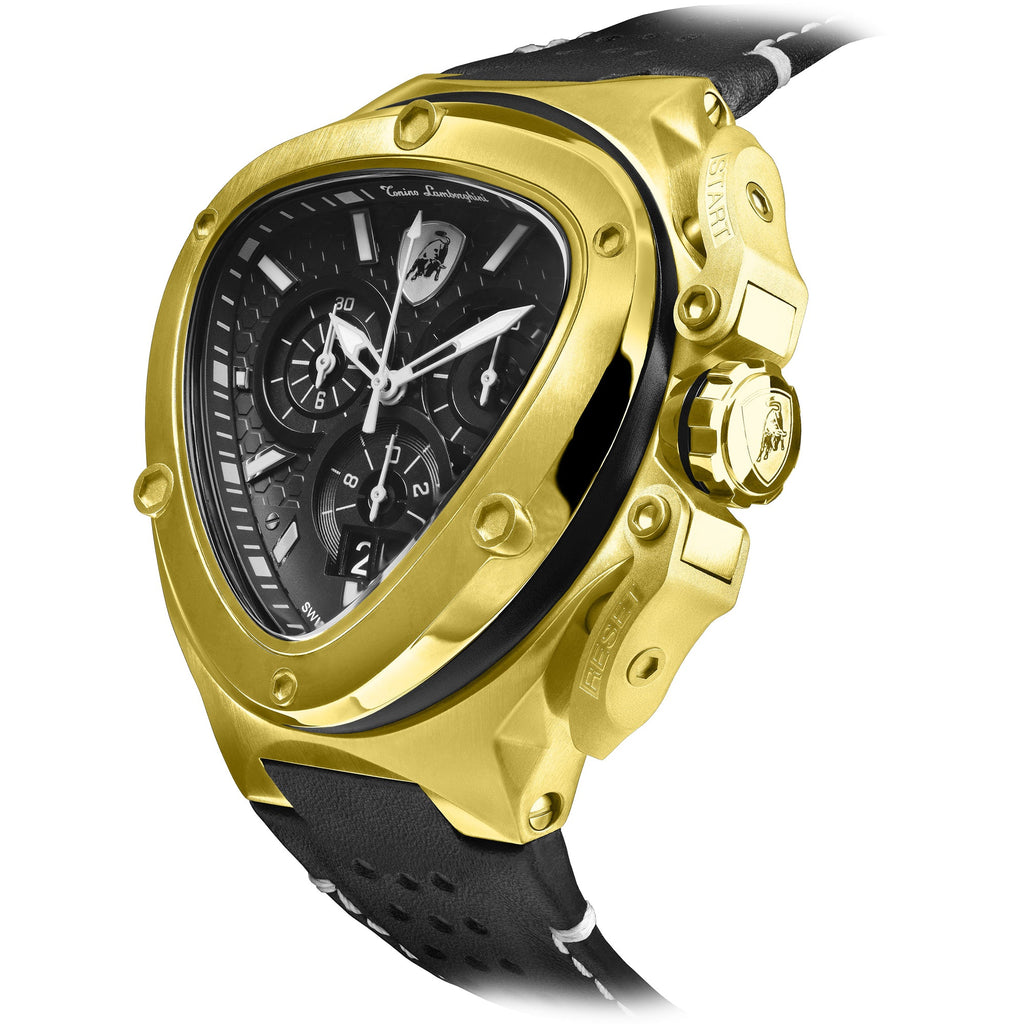 Tonino Lamborghini Men's Black Spyder X Watch