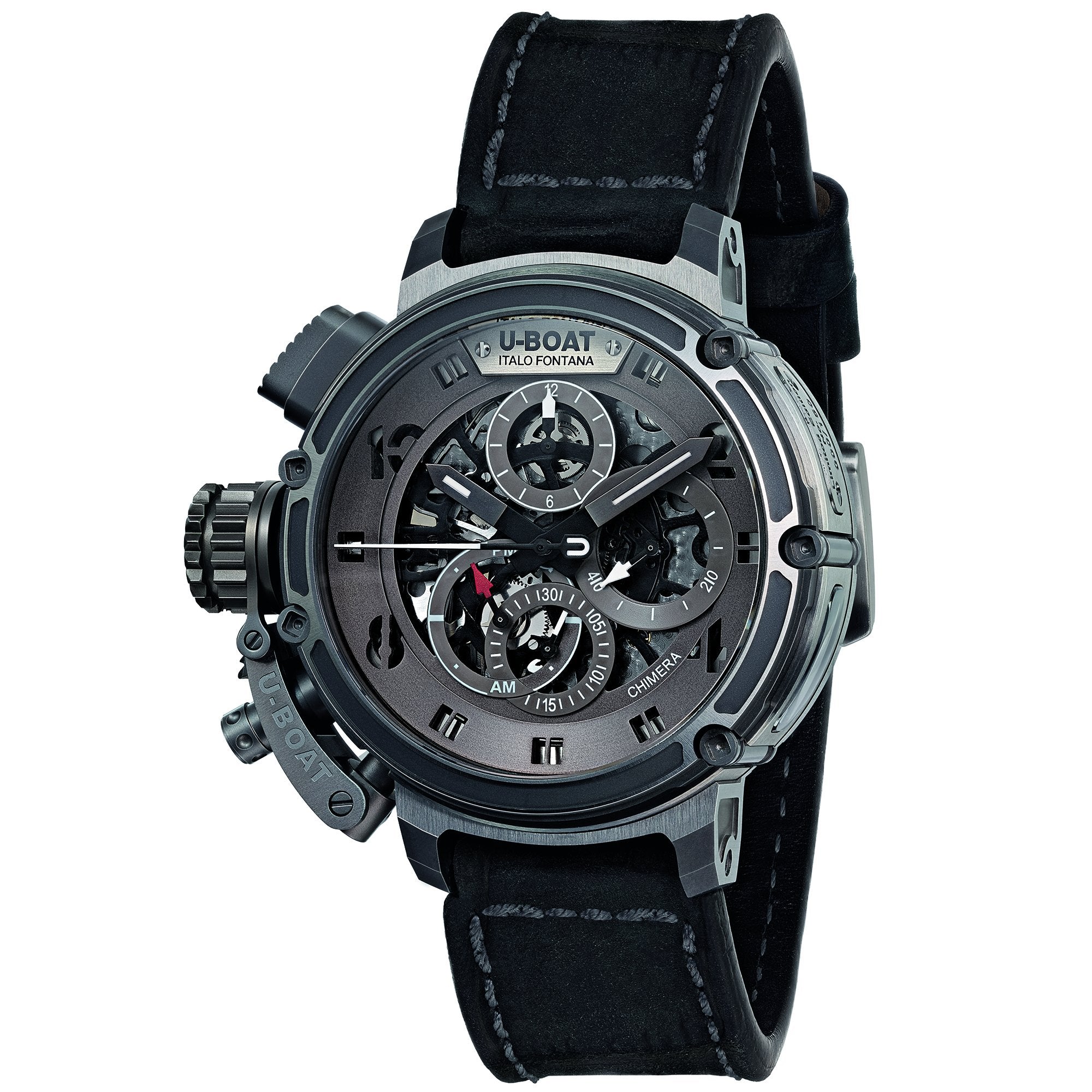 U-Boat Men's Black Chimera Chronograph Watch