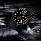 U-Boat Men's Black Capsoil Doppiotempo GMT Watch