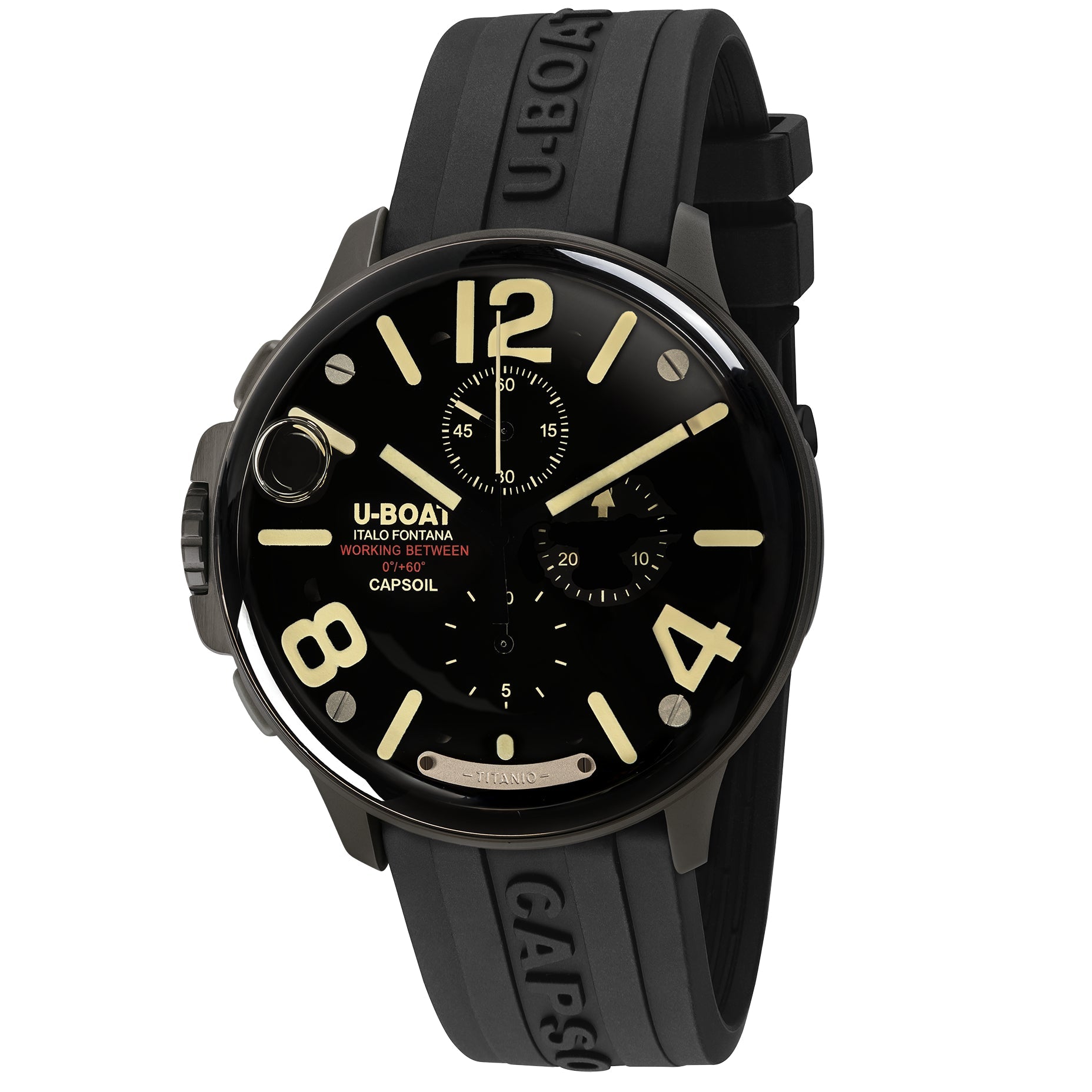 U-Boat Capsoil 45 Chrono Titanium Men's Watch