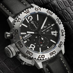 U-Boat Men's Black Doppiotempo Chronograph Watch